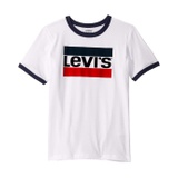 Levis Kids Sportswear Logo Ringer Tee (Big Kids)