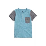 Boys 4-7 Color Block Henley Shirt