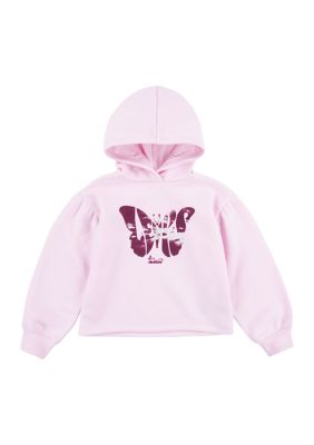 Girls 4-6x Pink Hooded Pullover