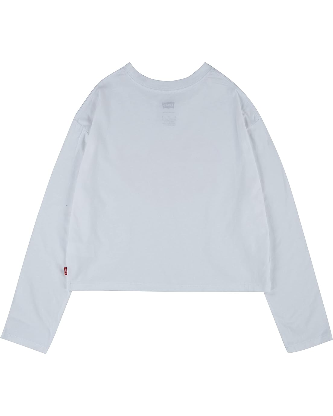 리바이스 Levis Kids Long Sleeve High-Rise Graphic T-Shirt (Little Kids)