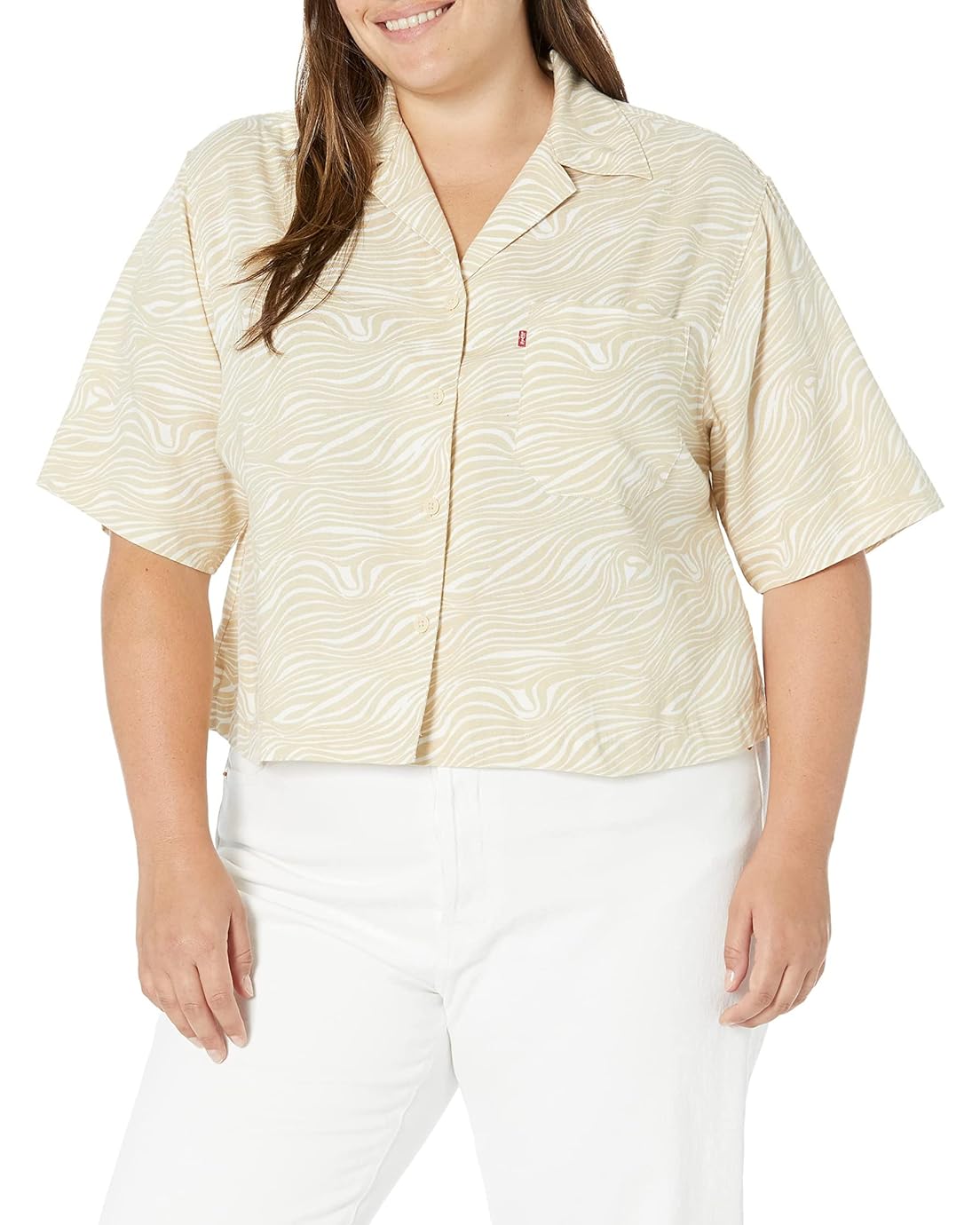 Levis Womens Short Sleeve Resort Shirt