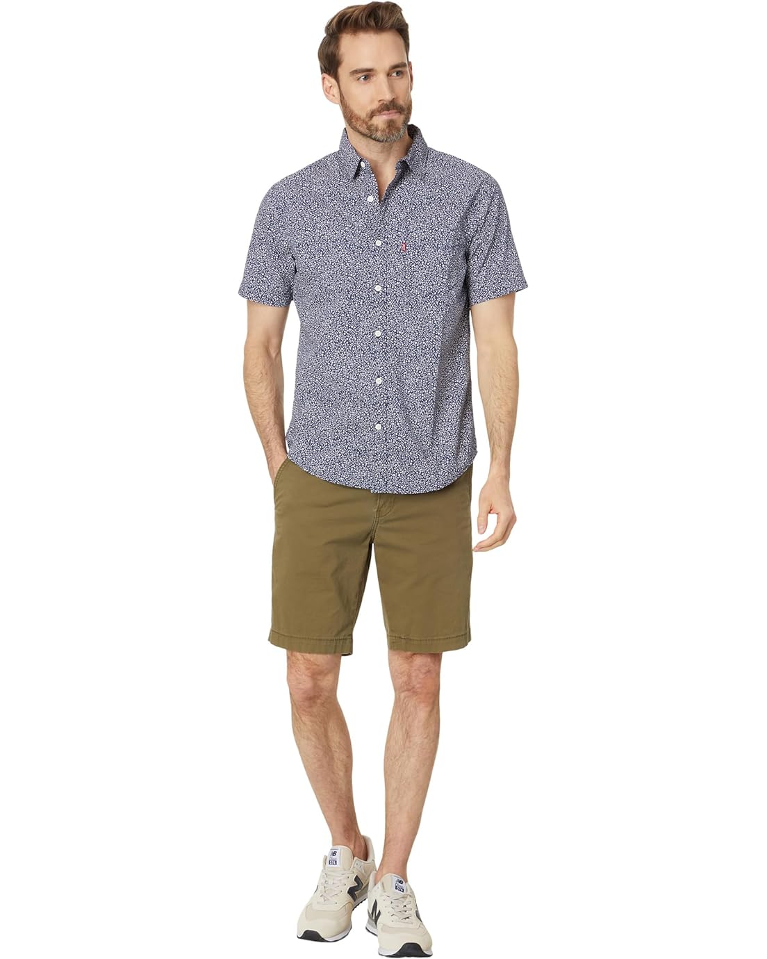 리바이스 Levis Mens Short Sleeve Classic One-Pocket Standard