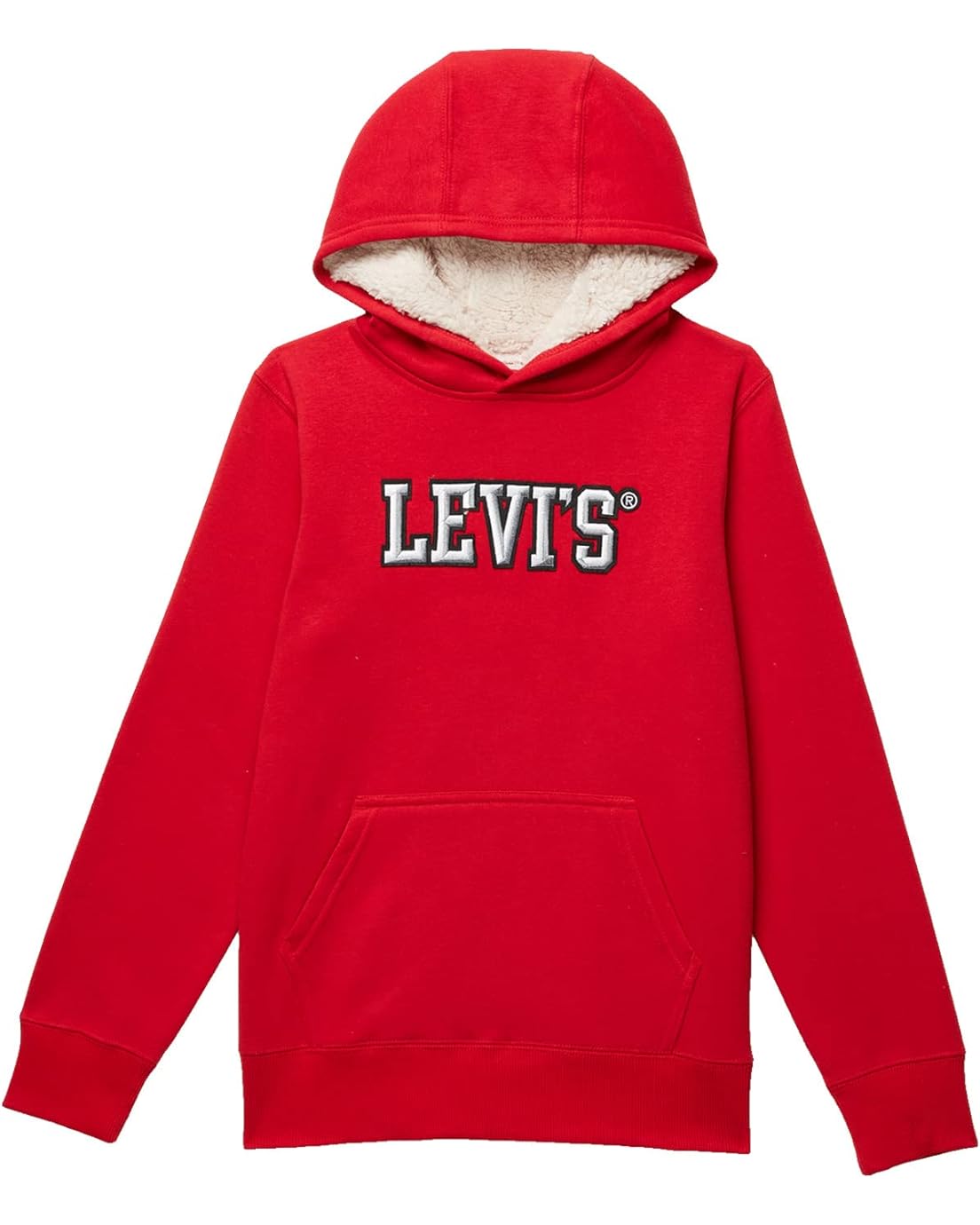 리바이스 Levis Kids Sherpa Lined Pullover Hoodie (Big Kids)