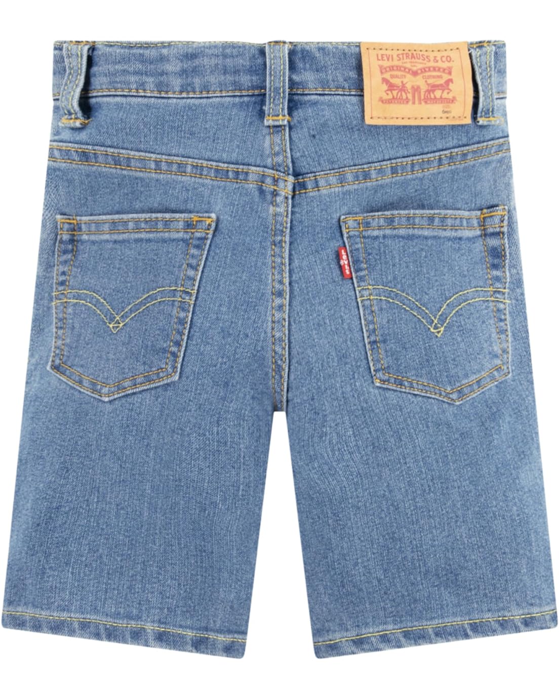 리바이스 Levis Kids Classic Slim Fit Denim Shorts (Little Kid)