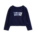 Levis Kids Cropped Long Sleeve Tee Shirt (Toddler)