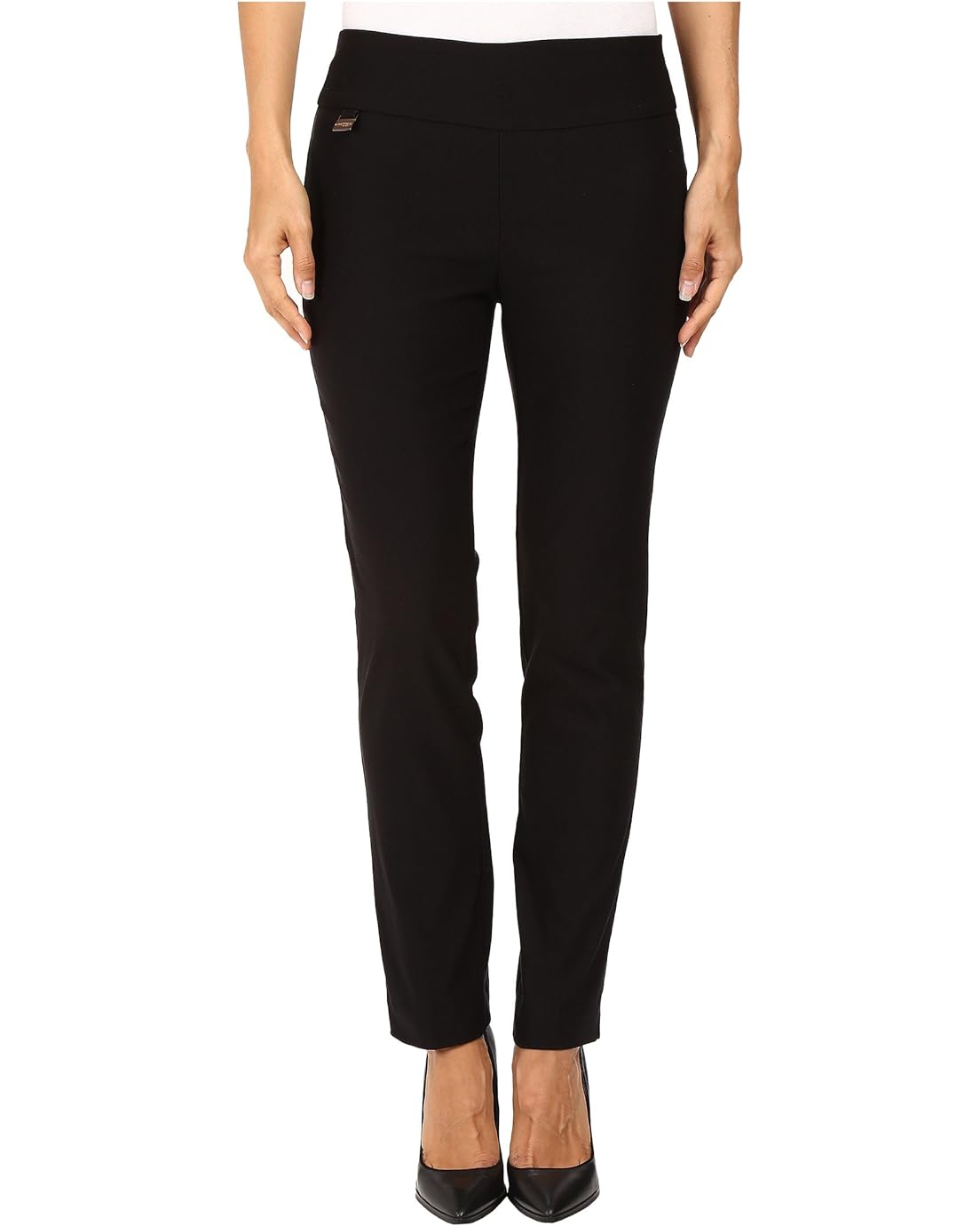 Lisette L Montreal Solid Magical Lycra Ankle Pants