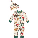 Little Blue House by Hatley Kids Woodland Winter Coverall & Hat (Infant)