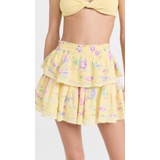 LoveShackFancy Ruffle Mini Skirt