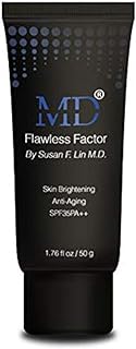 MD Flawless Factor BB Cream for coverage, Skin Brightening & Anti-aging | Anti Wrinkle Cream Moisturiser with Sun Protection | Rated SPF 35 | Suitable For All Skin Types - 1.76 Fl