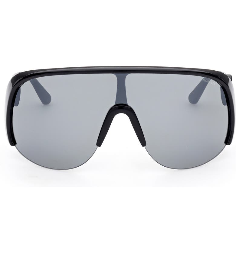 Moncler Polarized Shield Sunglasses_SHINY BLACK / SMOKE