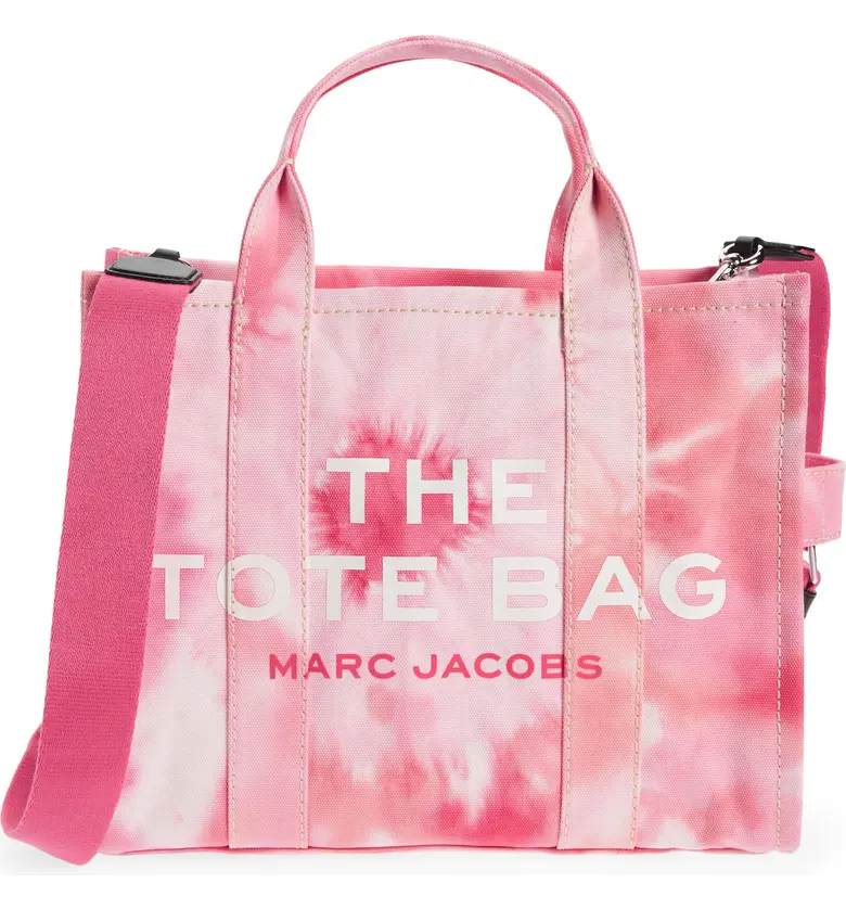 Marc Jacobs The Small Traveler Canvas Tote_PINK MULTI