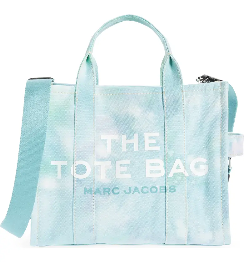 Marc Jacobs The Small Traveler Canvas Tote_BLUE MULTI