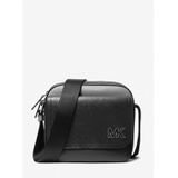 Michael Kors Mens Hudson Color-Blocked Leather Messenger Bag