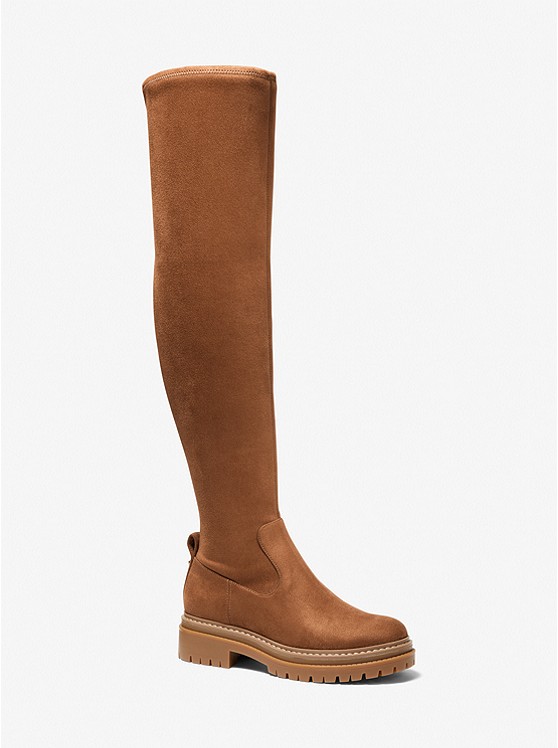 MICHAEL Michael Kors Cyrus Faux Stretch Suede Over-The-Knee Boot