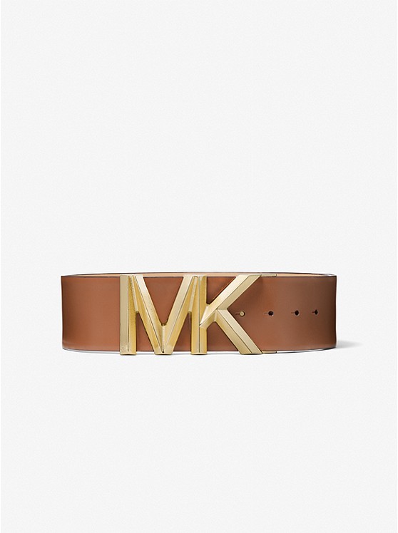 MICHAEL Michael Kors Logo Leather Waist Belt