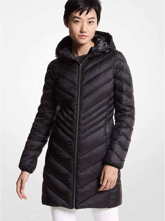 MICHAEL Michael Kors Quilted Nylon Packable Puffer Coat