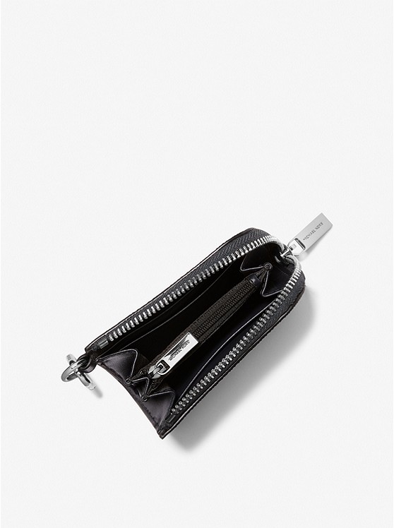 마이클코어스 Michael Kors Mens Logo Wallet and Keychain Gift Set