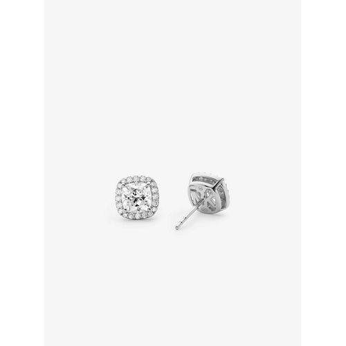 마이클코어스 Michael Kors Precious Metal-Plated Sterling Silver Pave Stud Earrings