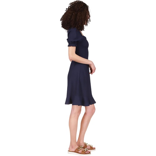마이클코어스 MICHAEL Michael Kors Smocked Mini Short Sleeve Dress