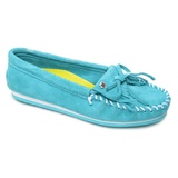 Minnetonka Kilty Plus Driving Moccasin_TURQUOISE SUEDE
