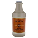 Monin - Sea Salt Caramel Toffee, Rich & Buttery Flavor with Creamy Caramel Notes, Great for Coffee, Milkshakes, & Dessert Cocktails (64 oz)