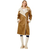 NVLT Shearling Bonded To Suede Coat