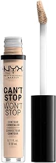 NYX PROFESSIONAL MAKEUP Cant Stop Wont Stop Contour Concealer - Light Ivory, With Cool Undertone