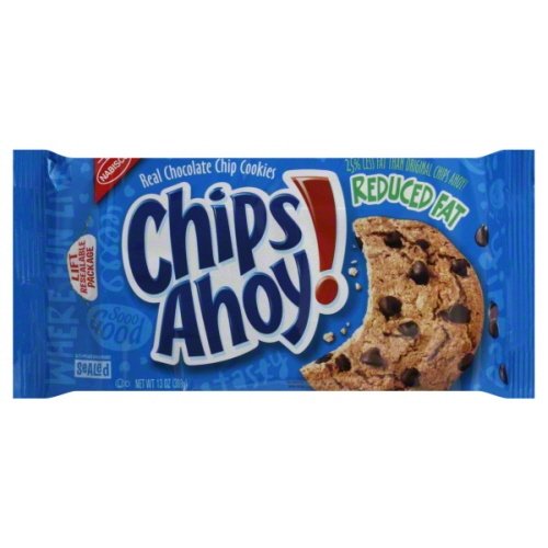 Nabisco Chips Ahoy Cookies, (Pack of 3) (13 oz Reduced Fat Real Chocolate Chip)