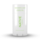 Native Deodorant - Natural Deodorant for Women and Men - Vegan, Gluten Free, Cruelty Free - Contains Probiotics - Aluminum Free & Paraben Free, Naturally Derived Ingredients - Cucu