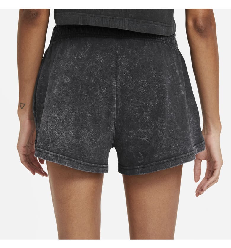 나이키 Nike Sportswear Washed Shorts_BLACK/ BLACK
