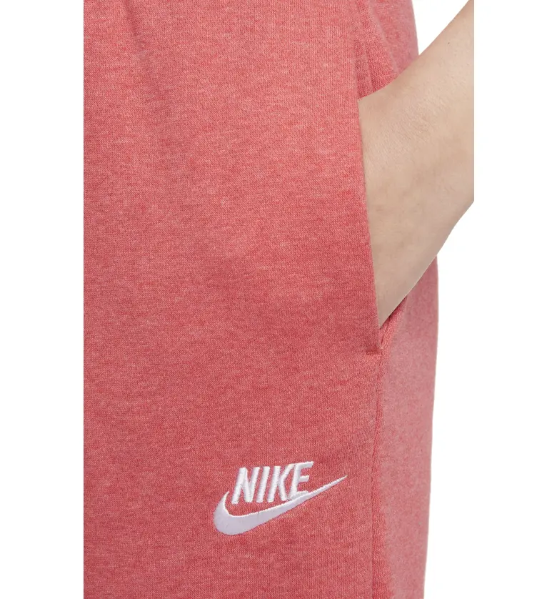 나이키 Nike Sportswear Essential Fleece Pants_MAGIC EMBER/ HEATHER/ WHITE