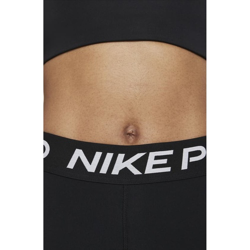 나이키 Nike Dri-FIT Pro 365 Crop Leggings_BLACK/ WHITE/ WHITE