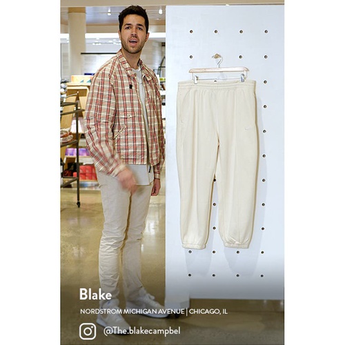 나이키 Nike Sportswear Fleece Sweatpants_BLACK/ WHITE