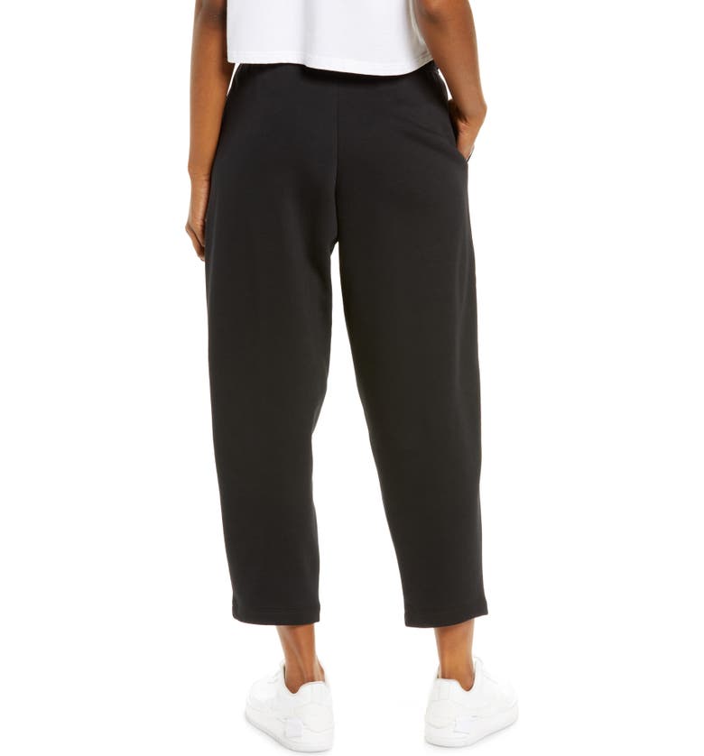 나이키 Nike Sportswear Essentials Curve Ankle Pants_BLACK/ WHITE