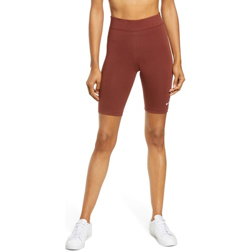 나이키 Nike Sportswear Essential Bike Shorts_DARK PONY/ WHITE