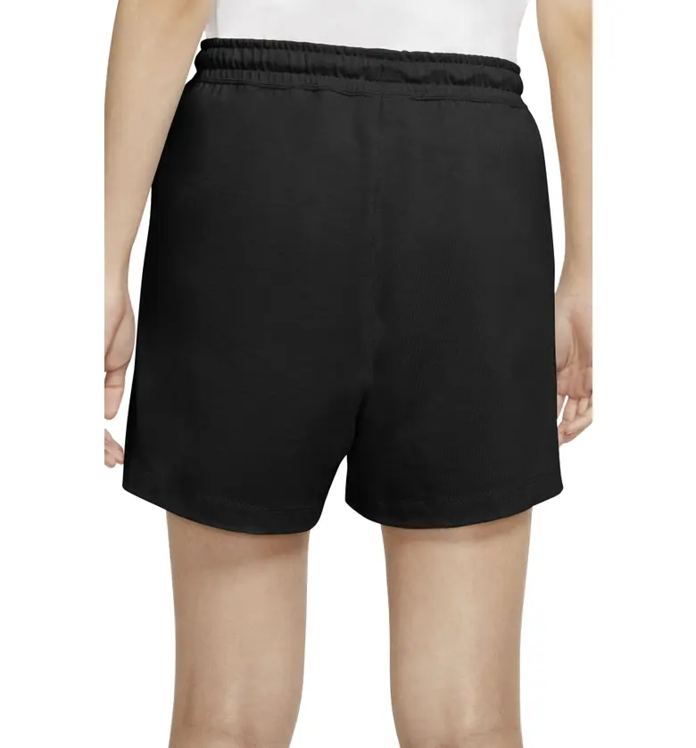 나이키 Nike Sportswear Jersey Shorts_BLACK/ WHITE