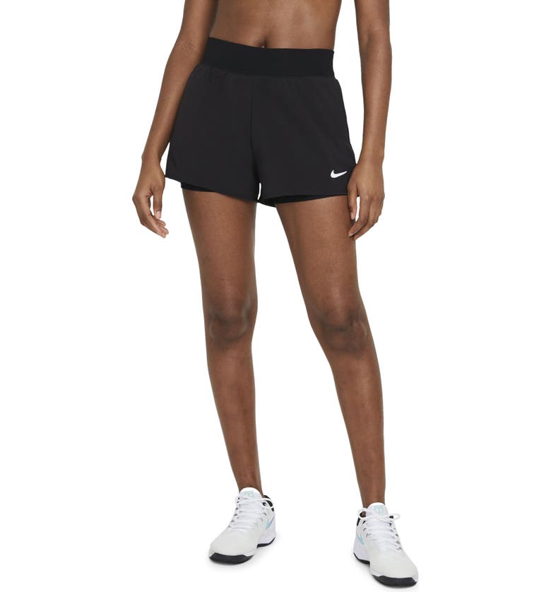 Nike Court Victory Dri-FIT Tennis Shorts_BLACK/ WHITE