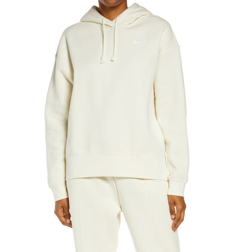 Nike Sportswear Fleece Hoodie_COCONUT MILK/ WHITE