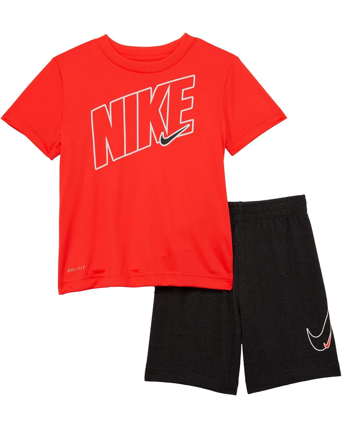 나이키 Nike Kids Dri-FIT Graphic T-Shirt and Shorts Two-Piece Set (Toddler)