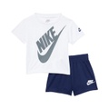 Nike Kids Dri-FIT Logo Graphic T-Shirt & Shorts Two-Piece Set (Infant)