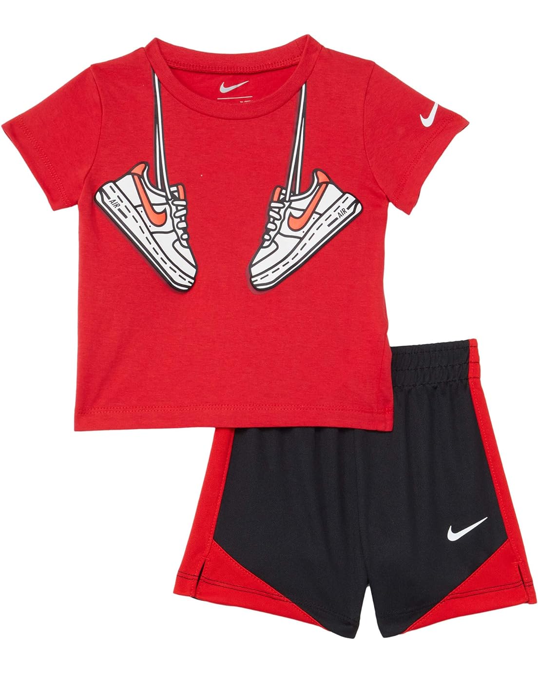 나이키 Nike Kids Sport Footwear Graphic T-Shirt and Shorts Two-Piece Set (Infant)