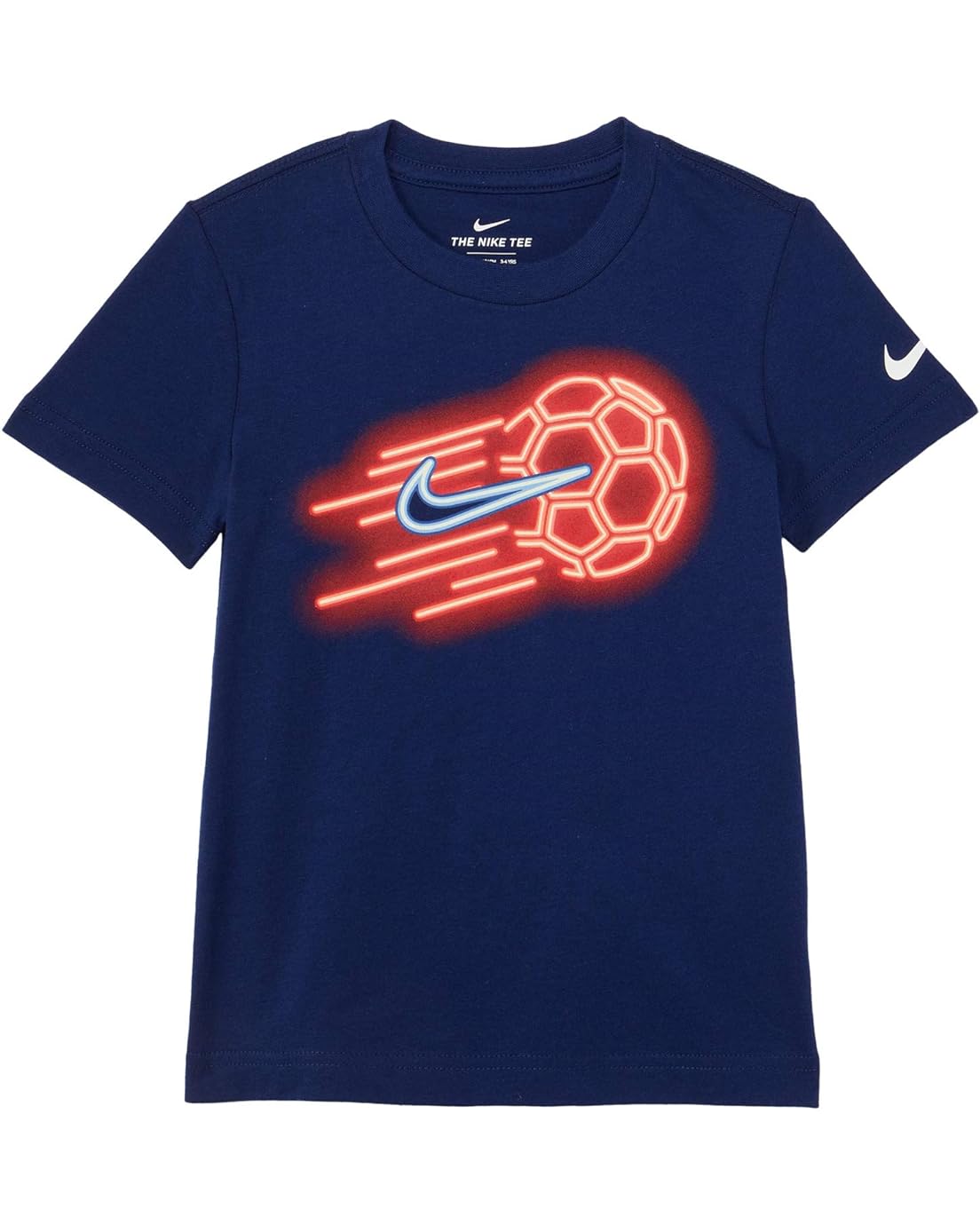 나이키 Nike Kids Soccerball Swoosh Graphic T-Shirt (Toddler)