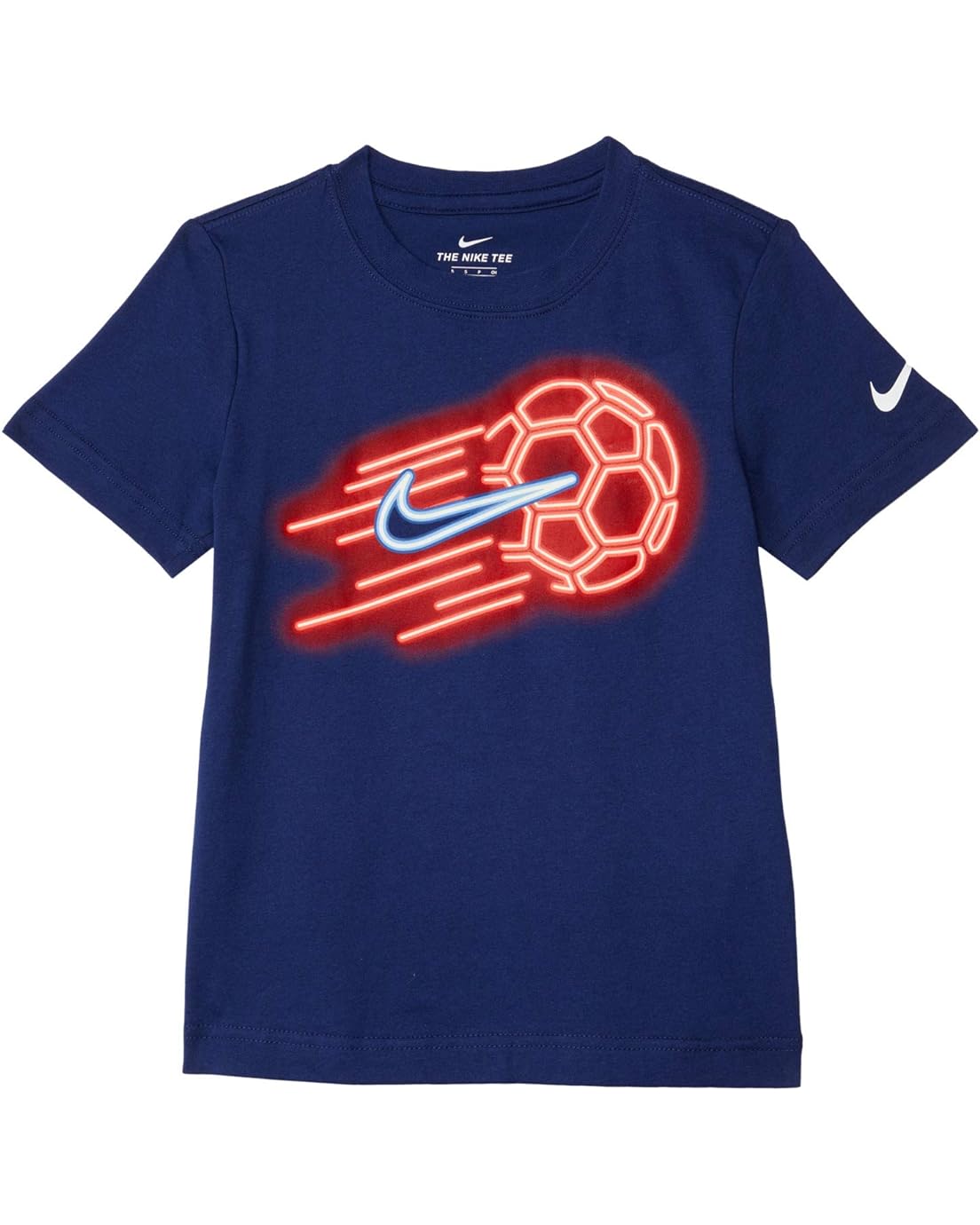 나이키 Nike Kids Soccerball Swoosh Graphic T-Shirt (Little Kids)