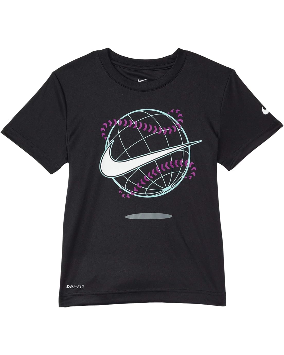 나이키 Nike Kids Baseball Grid Swoosh Graphic T-Shirt (Little Kids)