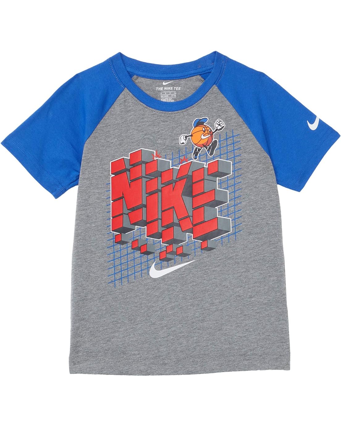 Nike Kids Basketball Raglan Graphic T-Shirt (Little Kids)