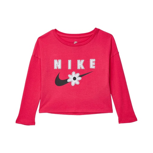 나이키 Nike Kids Sport Daisy Long Sleeve T-Shirt (Toddler)