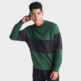 Mens Nike Club French Terry Colorblocked Crewneck Sweatshirt