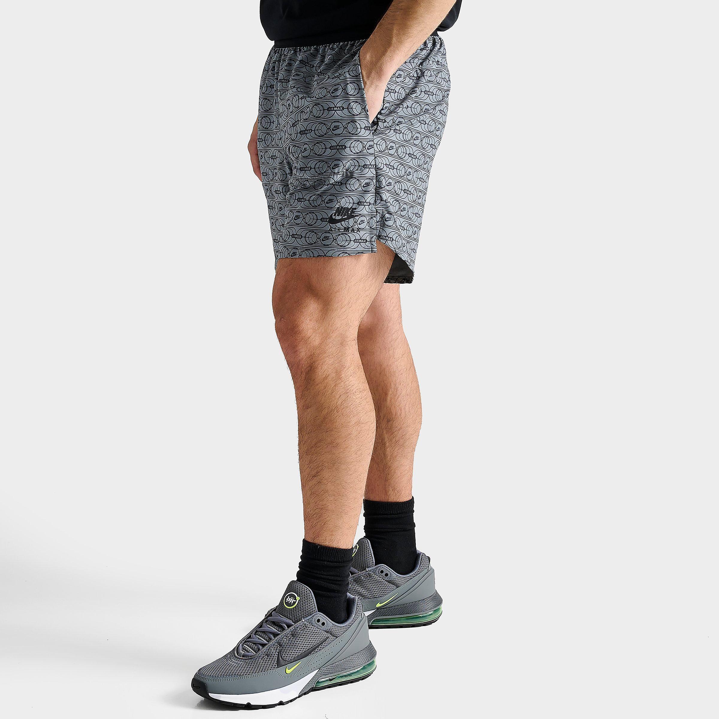 Mens Nike Air Max Allover Graphic Woven Shorts