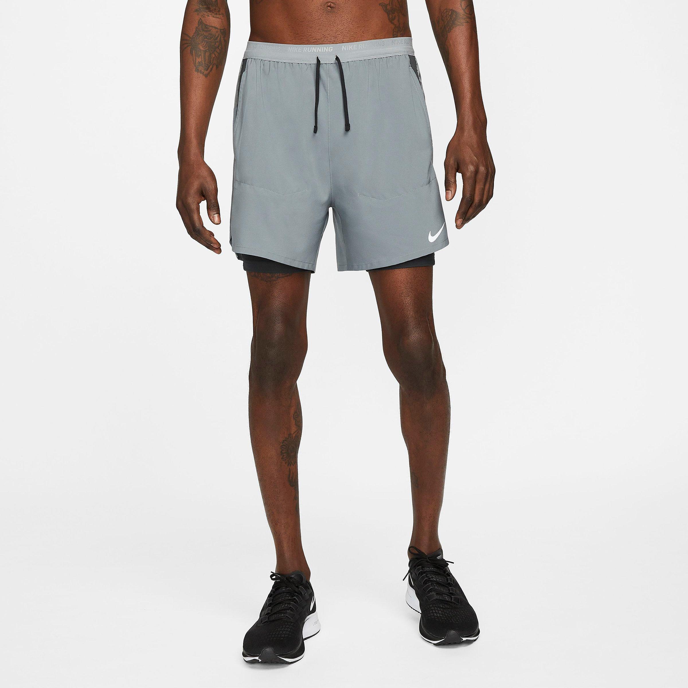 Mens Nike Dri-FIT Stride 5-Inch Hybrid Running Shorts