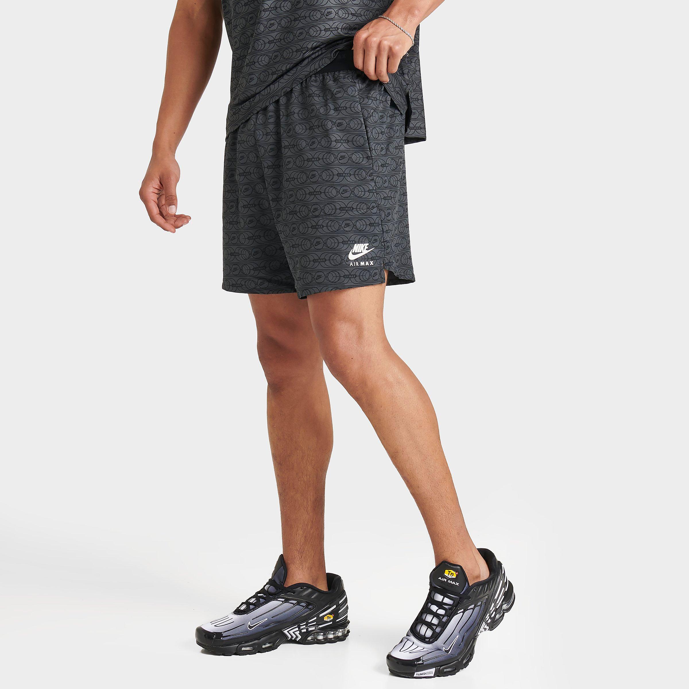 Mens Nike Air Max Allover Graphic Woven Shorts